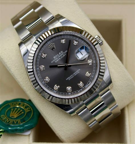 rolex datejust 41 diamond price|rolex datejust full diamond preis.